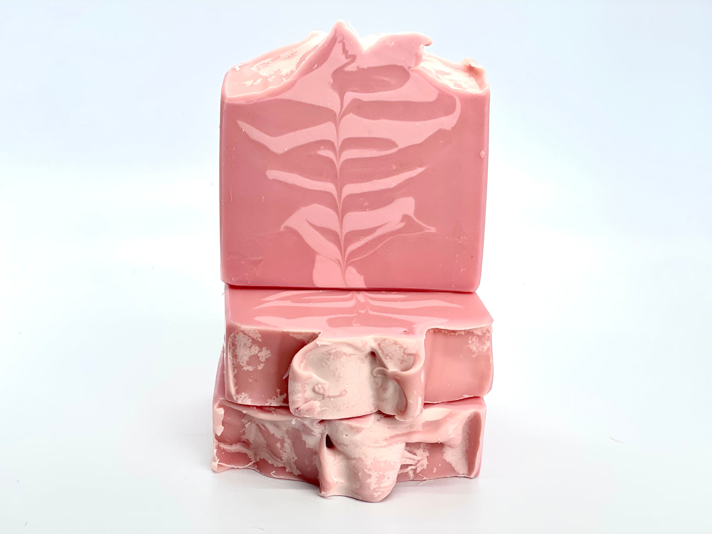 Rose Feather Swirl Soap